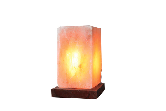 Crafted Salt Lamps - Cube (approx. 8.5 lbs)