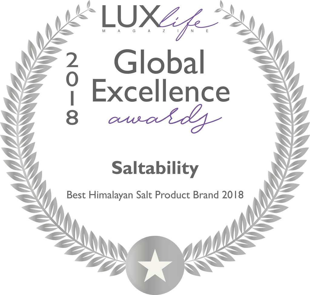 Saltability Recognized as Best Himalayan Salt Product Brand by LUX Life Magazine