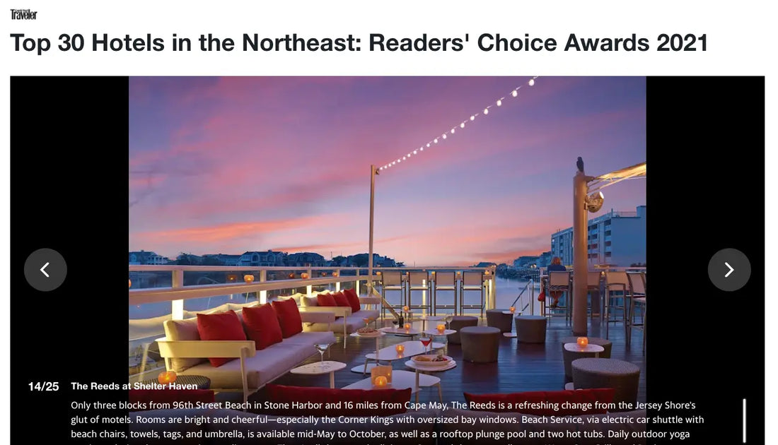 Saltability Clients Rank in Condé Nast Traveler's Top 30 Hotels in Northeast