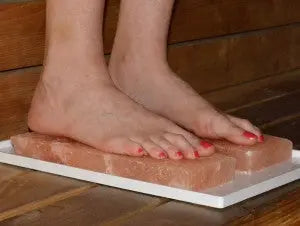 Boost Sauna Detox Effects and Ease Fatigue with a Himalayan Salt Foot Detox Tray