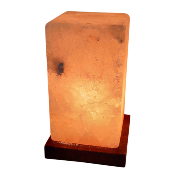 Crafted Salt Lamps - Cube (approx. 8.5 lbs)