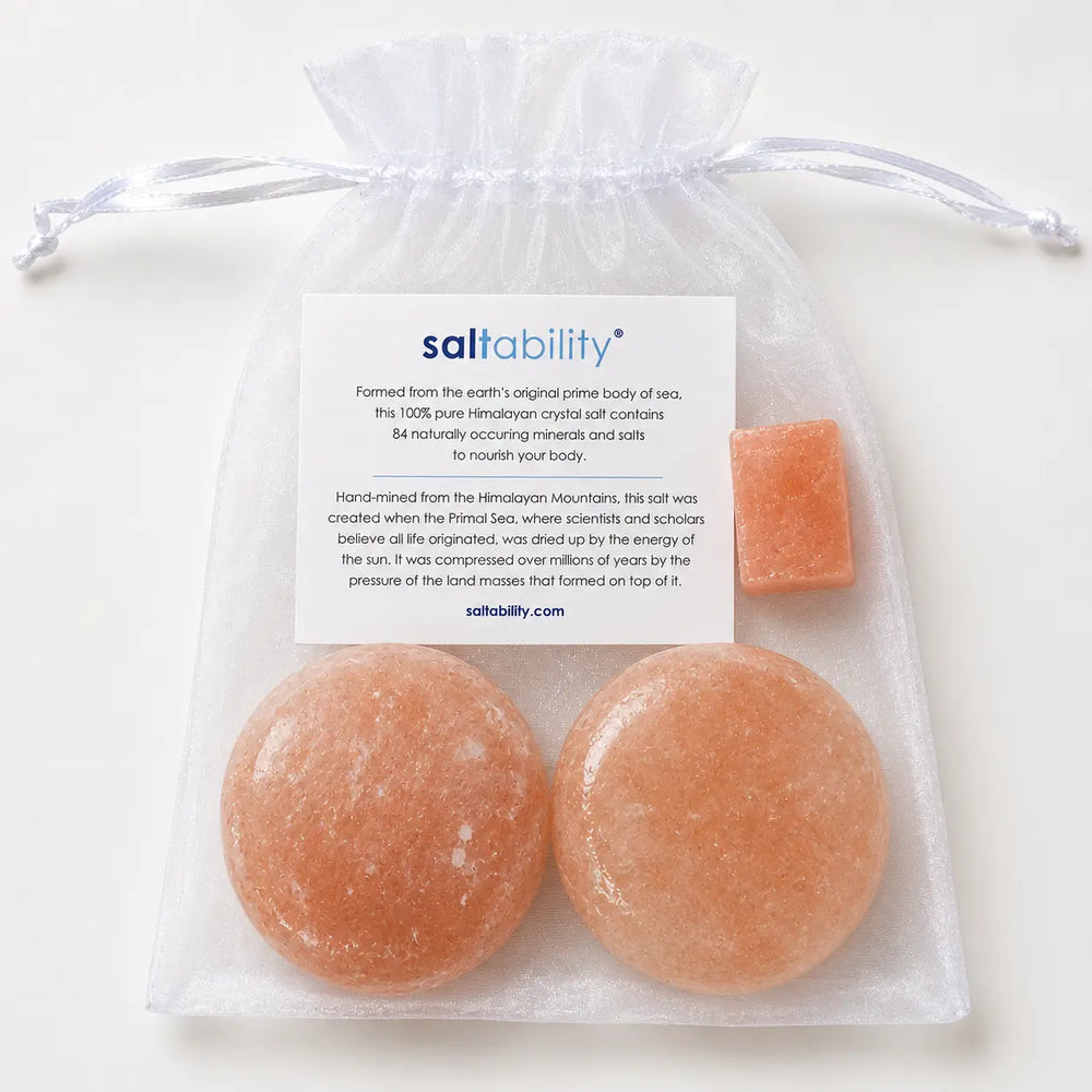 Himalayan Salt Stone Starter Kit for Massage Saltability