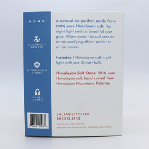 Himalayan Salt Air Purifying Nightlight
