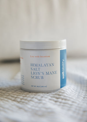 Himalayan Salt Lion's Mane Scrub (8 oz)