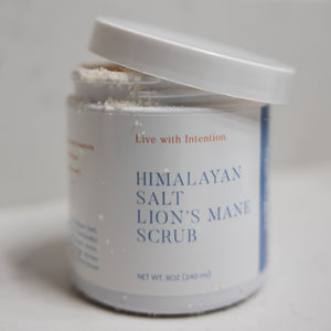 Himalayan Salt Lion's Mane Scrub (8 oz)