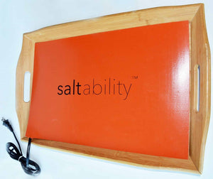 Himalayan Salt Bamboo Warming Tray