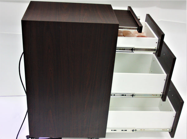 35" Warming Cart with Himalayan Salt Stones