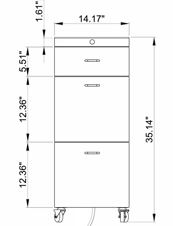 35" Warming Cart with Himalayan Salt Stones